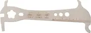 BESPORTBLE Bike Chain Measure Ruler Chain Testing Tool for Accurate Wear Measurement Portable Bike Accessories for Mountain and Road Bicycles