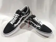 Vans Men's Old Skool Vans Logo Black/White Skate Shoes-Sz 9/9.5/10/10.5/11/12/13