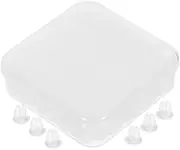 JEWEDECO 1200pcs Silicone Earring Backs for Pierced Ear Studs Drop Ear Lifters Soft Resilient Safety Backings for Jewelry Making Comfortable Fit for Various Earring Styles