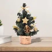 Small Xmas Tree Lighted Mini Artificial Christmas Tree for Party Living Room