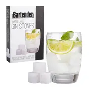 Bartender Gin Stone White Jade Set of 6