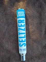 Bud Light Seltzer Tall Beer Tap Handle Kegerator Pull, New