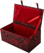 VICASKY Decorative Boxes Musical Instrument Carrying Case Decorative Storage Cases Musical Instrument Accessories Decorative Storage Boxes for Cards Storage Case Flannel