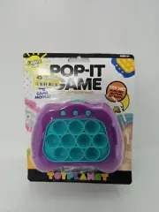 Toy Planet Pop It Game Light Up Fidget Sensory Toy Game Purple & Teal