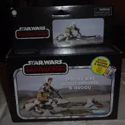 Kenner Star Wars TVC Speeder Bike Scout Trooper and Grogu - New