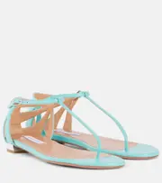 [Aquazzura] Aquazzura Leather sandals AU 11 blue