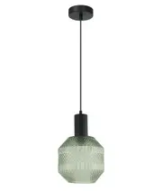 Cara Green Textured Glass Pendant Light