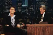 Actor Johnny Depp On Leno 1995 Old Television Photo 3