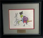 Warner Bros. Orig.Color Drawing, Bugs Bunny & Dr. Jekyll, SIGNED by Virgil Ross