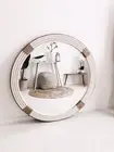 Coastal Nautical Hampton Style Round Rope Bathroom Mirror Large 80cm