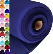 Navy Blue Tulle Fabric Roll Spool Bolt (54 Inch by 40 Yards) Large Tulle Wedding