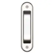 Gainsborough Bright Chrome Radius Flush Pull Home Sliding Door Hardware