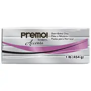 Sculpey Premo Accents Modelling Clay Silver 454g