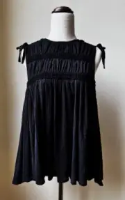 BNWT DECJUBA Alma Swing Top Black Size S