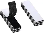 20 Pack 10Pairs Hook and Loop Strips, Heavy Duty 0.79x3.9 Inch Double Sided Tape, Self Adhesive Reusable Tape, Mounting Tape for Walls, Doors, and Tables, Strong and Sticky Strips