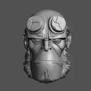 Hellboy Anung Un Rama v13 custom head for Dark Horse Comics action figures