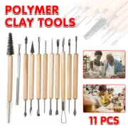 11x Carvers Clay Sculpting Carving Pottery Tools Polymer Modelling DIY Sculpture