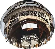 Cityscape Paris Eiffel Tower France Print Various Activities Shower Cap Reusable Soft And Lightweight Bath Hair Cap Long Hair