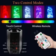 36 LED RGB Light Artificial Simulated Flames Lamp for Stage Halloween Party Bar