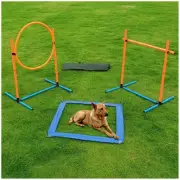 Dog Agility Training Equipment, Dog Obstacle Course Training Starter Kit Pet ...