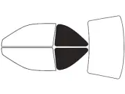 Rvinyl Window Tint Kit Fits Mitsubishi Mirage 1993-1996