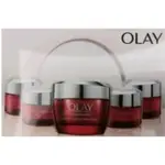 OLAY 新生高效緊緻護膚霜 超值禮盒 50G+14G×4(面霜) 全新膠原大紅瓶 緊緻精華水 水感透白光曜精華 精華水