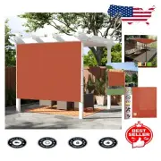 Breathable 5x5 FT Sun Shade Screen Tarp with Reinforced Grommets - Customizable