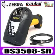 Zebra Symbol DS3508-SR Rugged 2D Handheld Barcode Scanner Reader With USB Cable