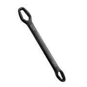 Double-Head Key Multifunction Screw Nuts Wrenches Repair Hand Tools For Car Bicycle Ratchet Wrench Universal Spanner 8-22mm - black