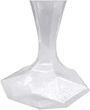 VINTORKY Elegant Geometric Decanter Handheld Brandy Wine Aerator Premium Quality for Home Use for Enhancing Flavor Aroma Present for Wine Lovers