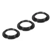 E26 Light Socket Rings, 3pcs Lamp Shade Holder Adapter Ring, Black