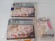 J.P. Stevens Utica Twin Sheets Set & Pillow Case Elephants Walk On The Wild Side