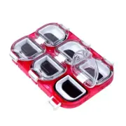6 Compartments Fishing Tackle Box Lure Baits Storage Box Fishing Hook