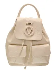 Valentino by Mario Valentino Abraham Dollaro Monogram Leather Backpack
