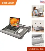 Lap Desk - Fits up to 17 inches Laptop Desk, Built in Wrist Pad for Notebook,...