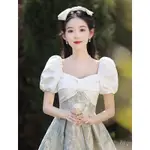 ❤美熙❤法式高定小晚  禮服  女平時可穿輕奢登記 連衣裙 小個子領證訂婚伴娘服