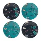 890748 Sprig & Vine 4-Piece Tidbit Plate Set