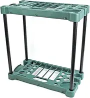 Garden Tool Organizer,Gardening Storage Shelves,Rectangular Finishing Rack,Garage Storage Rack,Stand Holder Organizer,All in One Garden Tool Organizer,for Garden,Shed,Garage 58x31x60 CM