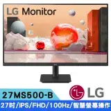 在飛比找遠傳friDay購物精選優惠-LG 樂金 27MS500-B 27吋 IPS FHD平面窄