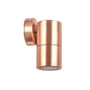 Pillar Light Fixed GU10 Copper IP65 Round Back Plate