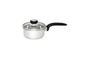 Wiltshire Classic Stainless Steel Glass Lid Kitchen Stovetop Saucepan 14cm