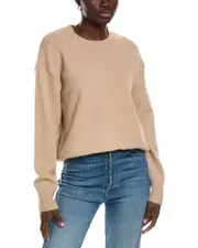 Lyra & Co Wool-Blend Crewneck Sweater