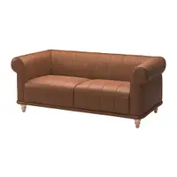在飛比找IKEA優惠-IKEA 雙人座沙發, högalid 棕色/樺木, 194