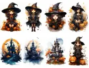Scary Embellishments Junk Journal Crafts Scrapbook PICK A SET