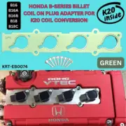 HONDA B-Series Billet Coil-On-Plug Adaptor For K20 Conversion Fit (Green Colour)