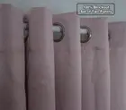 BlushPink 100% Sunblock Window Curtain Draperies Pair Eyelet TrendyHomeDecor