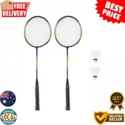 Badminton Set with Shuttle 2 badminton racquets 2 shuttles and 1 carry bag AUS