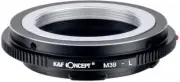 K&F Concept M39 to L Mount Lens Adapter Ring for M39 Lens to L Mount Camera Body