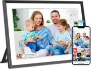 SSA 32GB Digital Photo Frame, 10.1" WiFi Touchscreen, Auto-Rotate, Micro SD