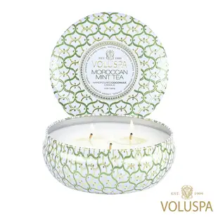 美國 VOLUSPA 摩洛哥薄荷 Moroccan Mint Tea 340g 香氛蠟燭